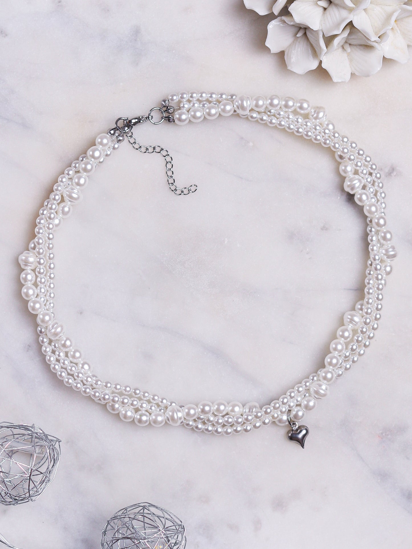 Twisted Pearl Necklace