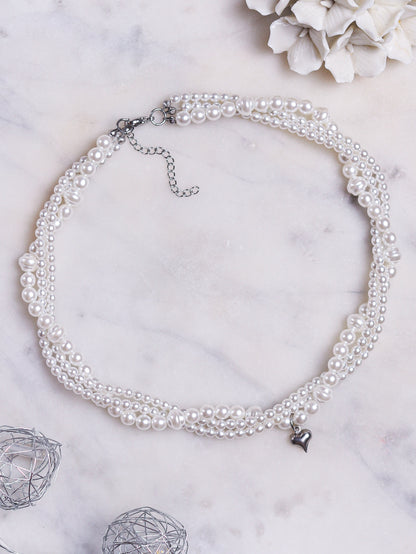 Twisted Pearl Necklace