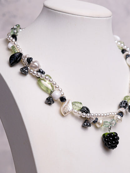 Blackberry Twisted Necklace