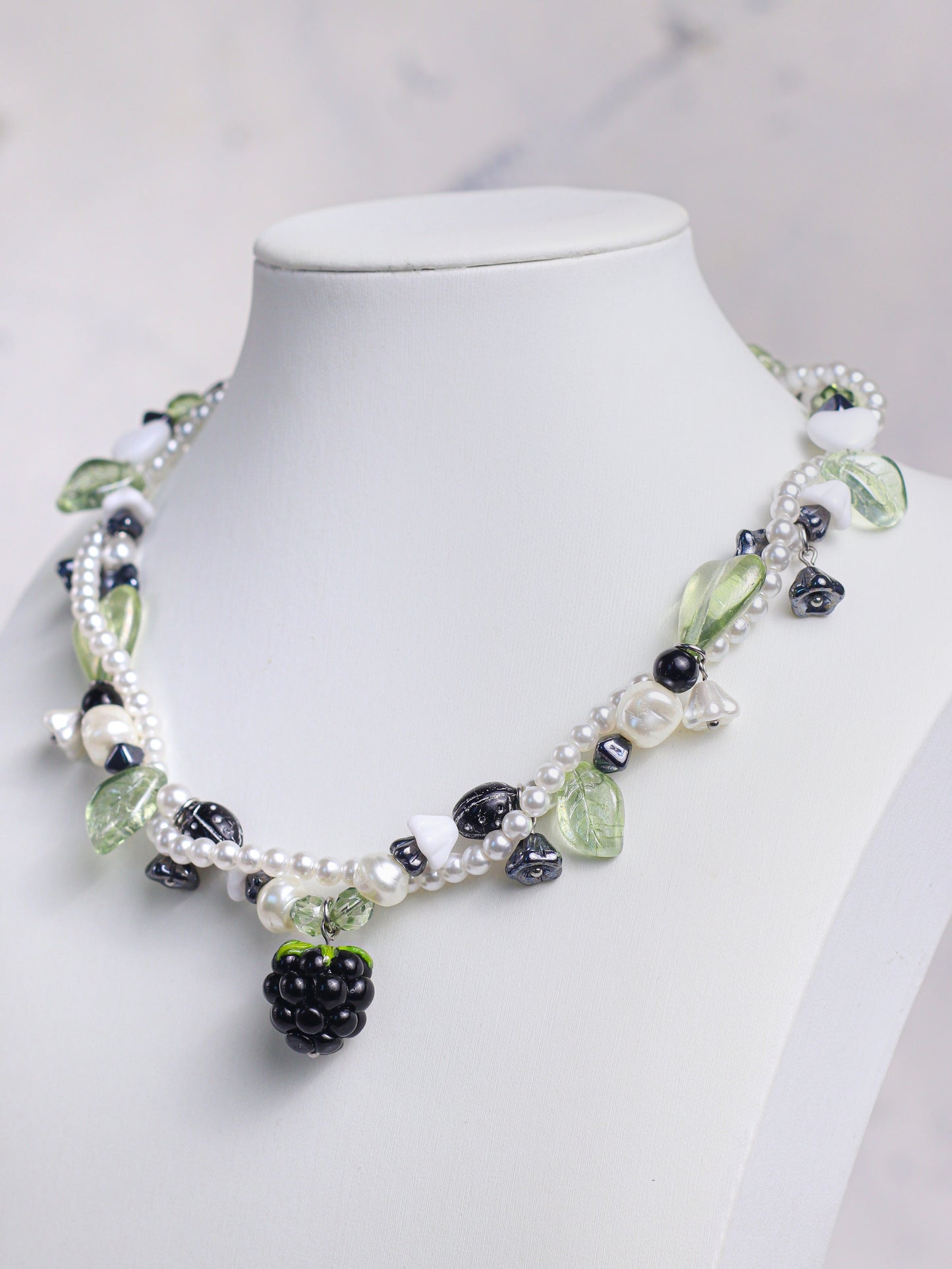 Blackberry Twisted Necklace