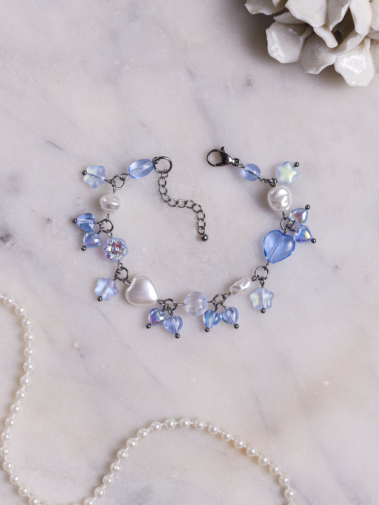 Blue Heart Bracelet