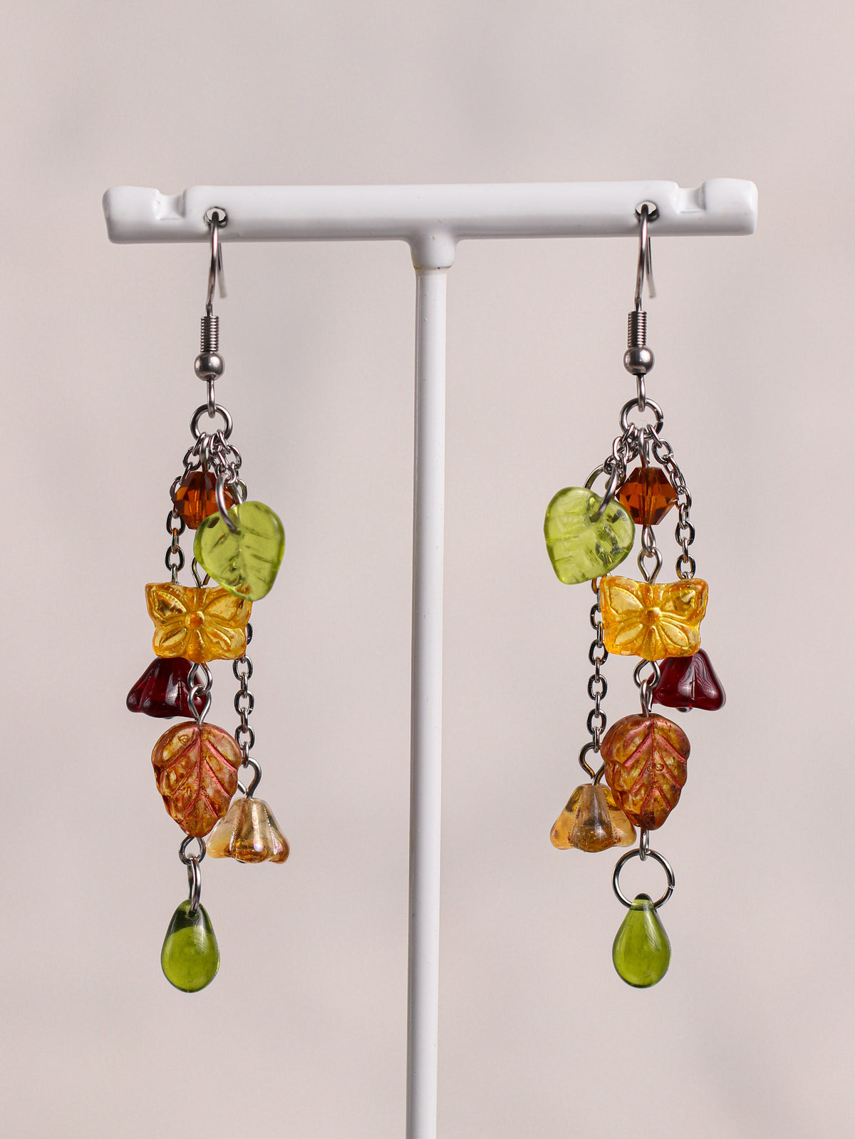 Autumn Forest Earrings (gold/silver)