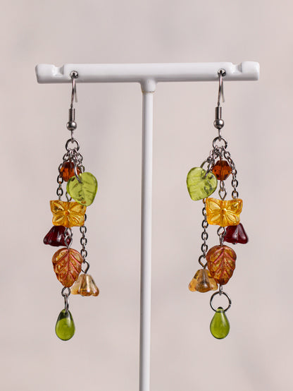 Autumn Forest Earrings (gold/silver)