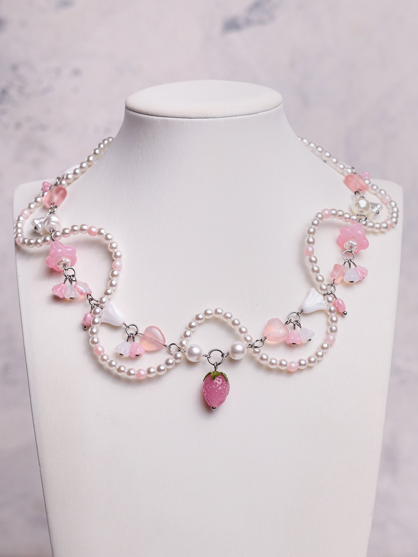 Strawberry Shortcake Necklace
