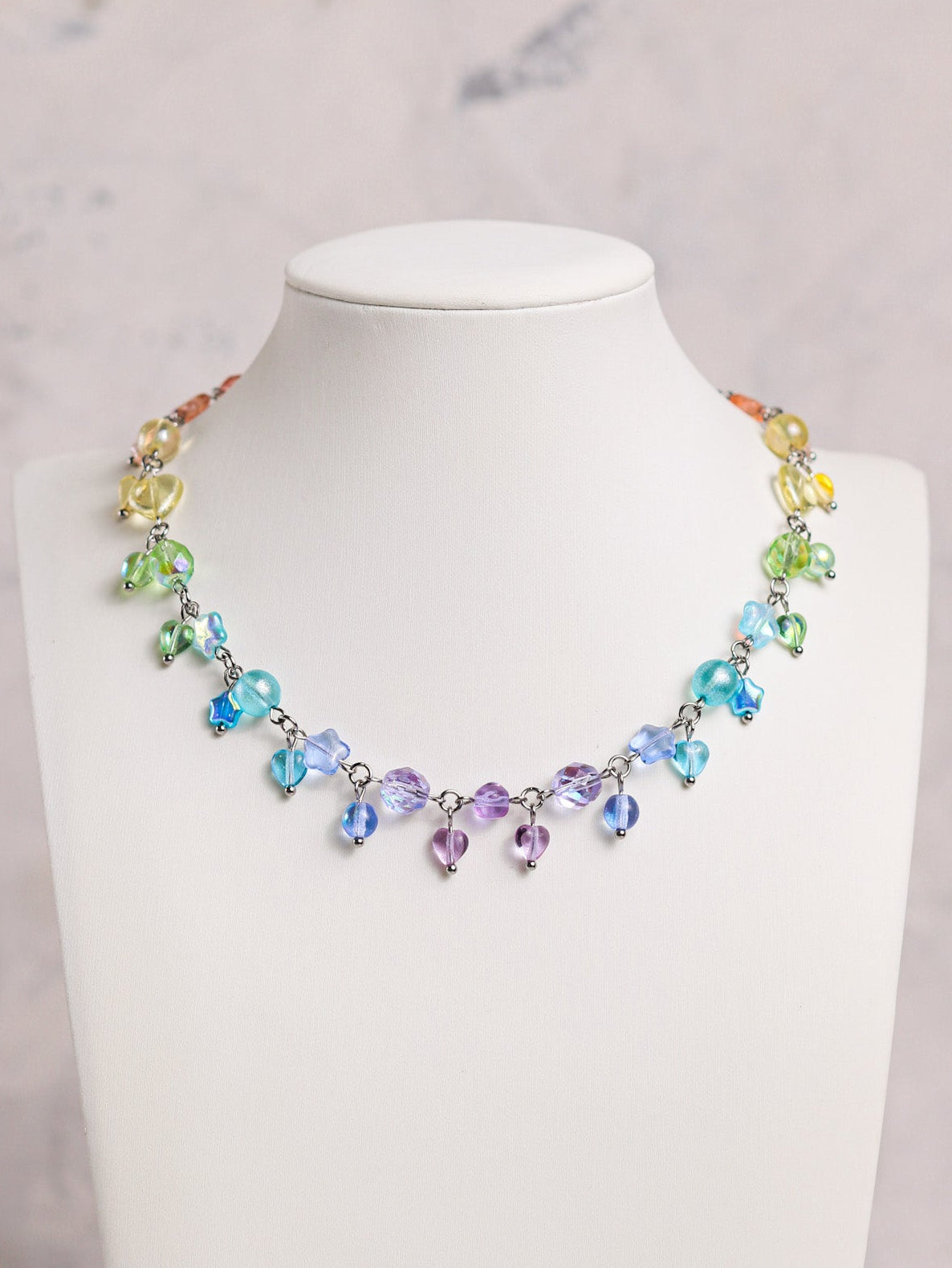 Rainbow Candy Gradient Necklace