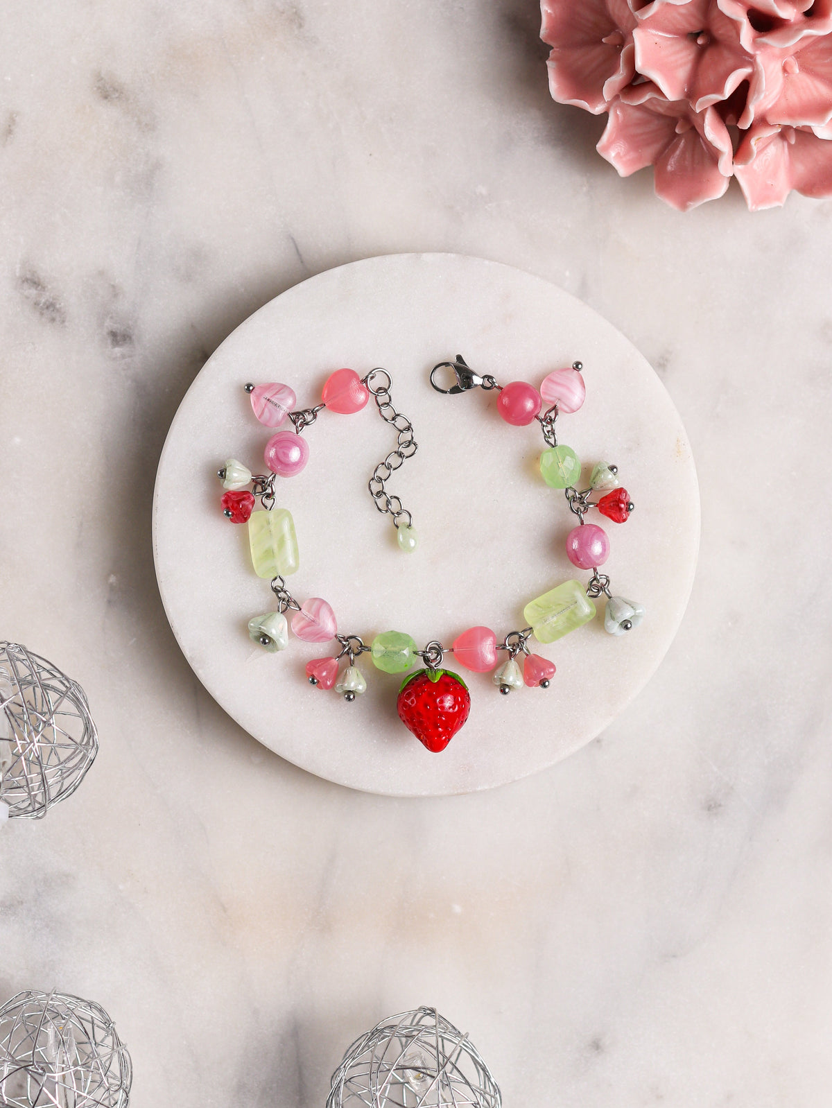 Strawberry Matcha Bracelet
