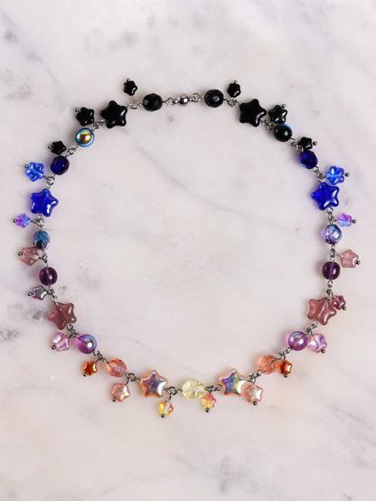 Wearing the Dawn Gradient Necklace