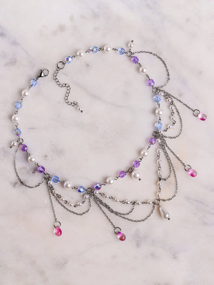 Wearing the Moonlight Necklace