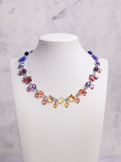 Wearing the Dawn Gradient Necklace