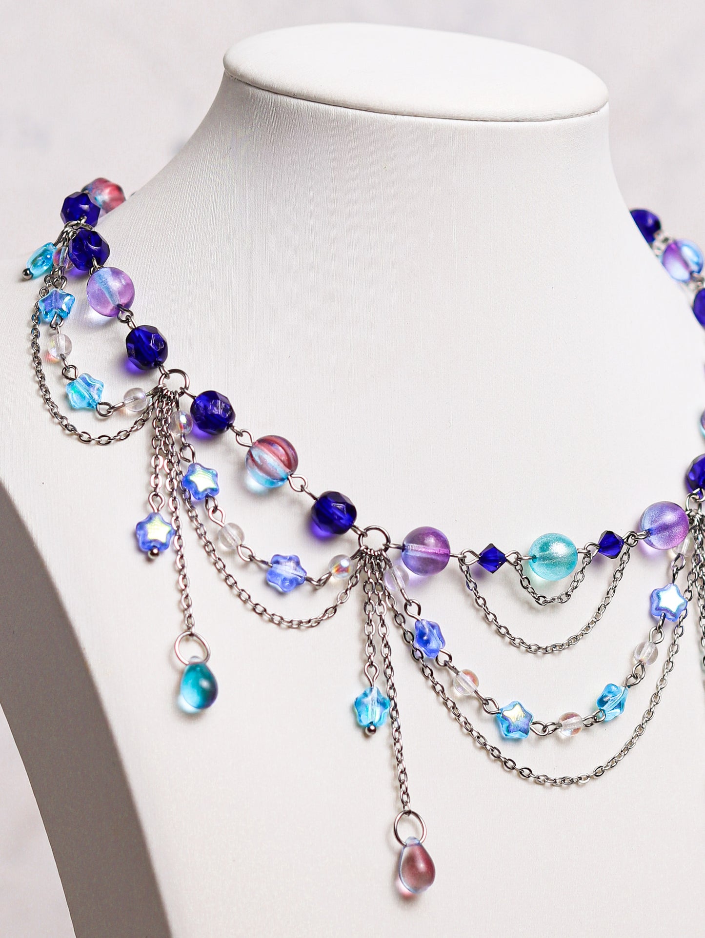 Wearing the Sky Necklace
