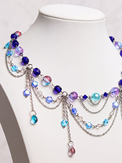 Wearing the Sky Necklace