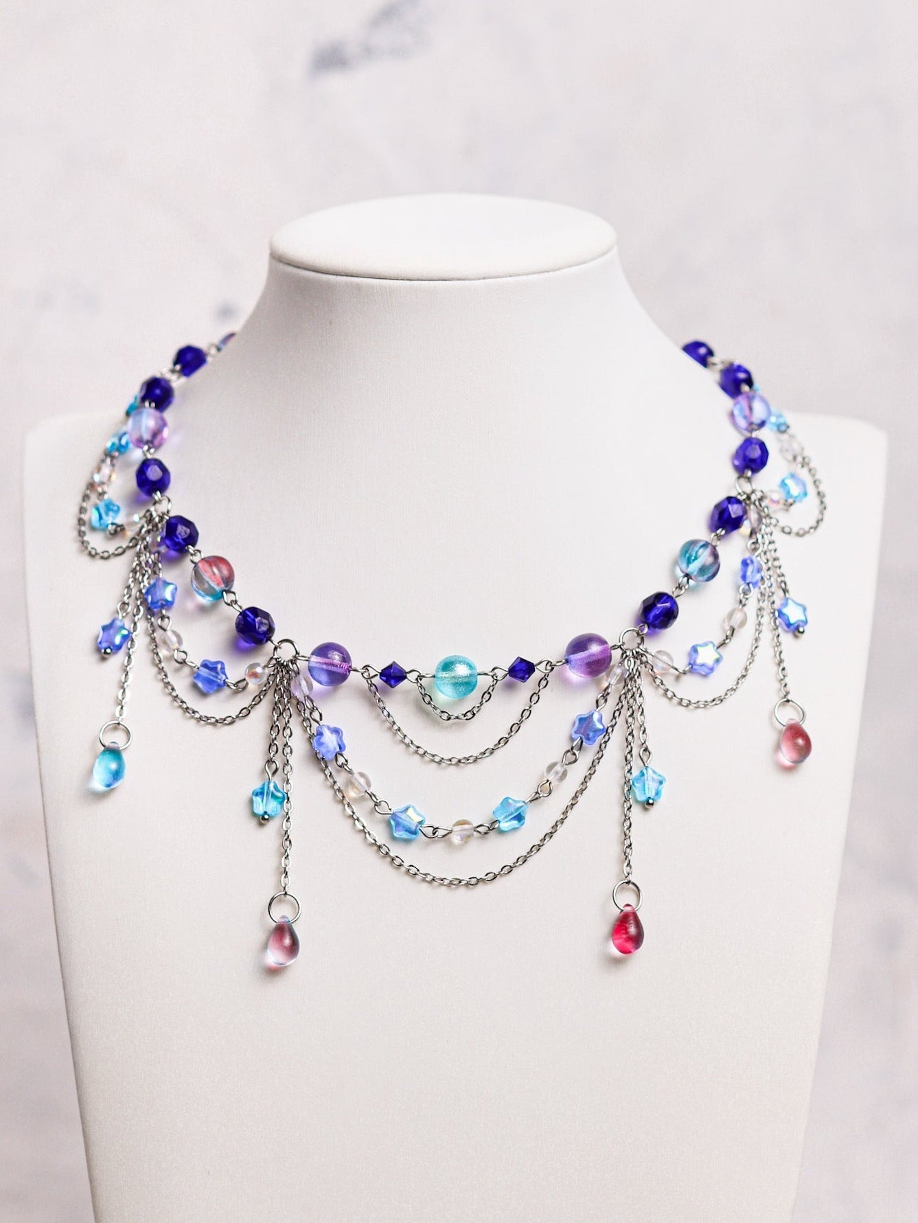 Wearing the Sky Necklace