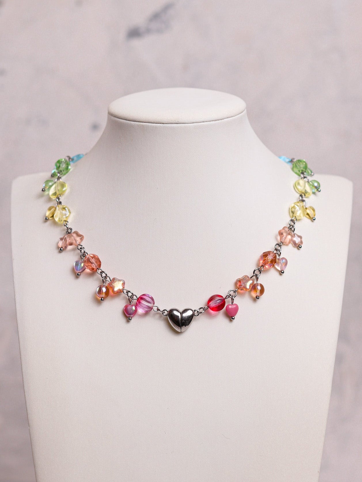 Rainbow Candy Gradient Necklace