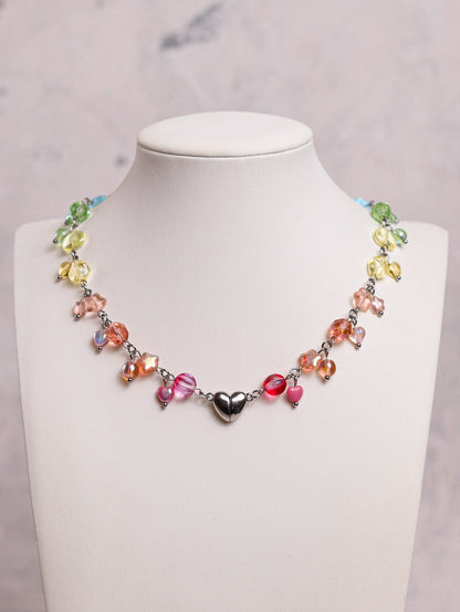 Rainbow Candy Gradient Necklace