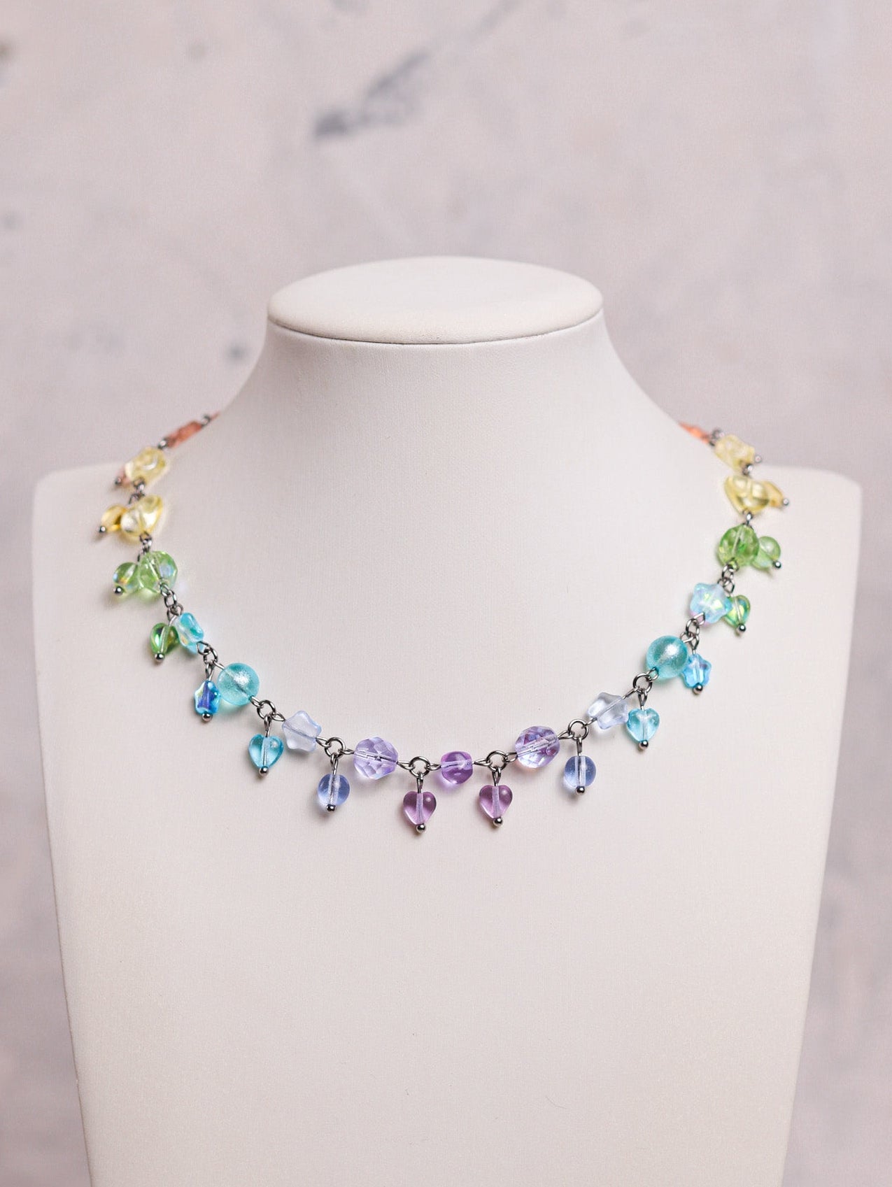 Rainbow Candy Gradient Necklace