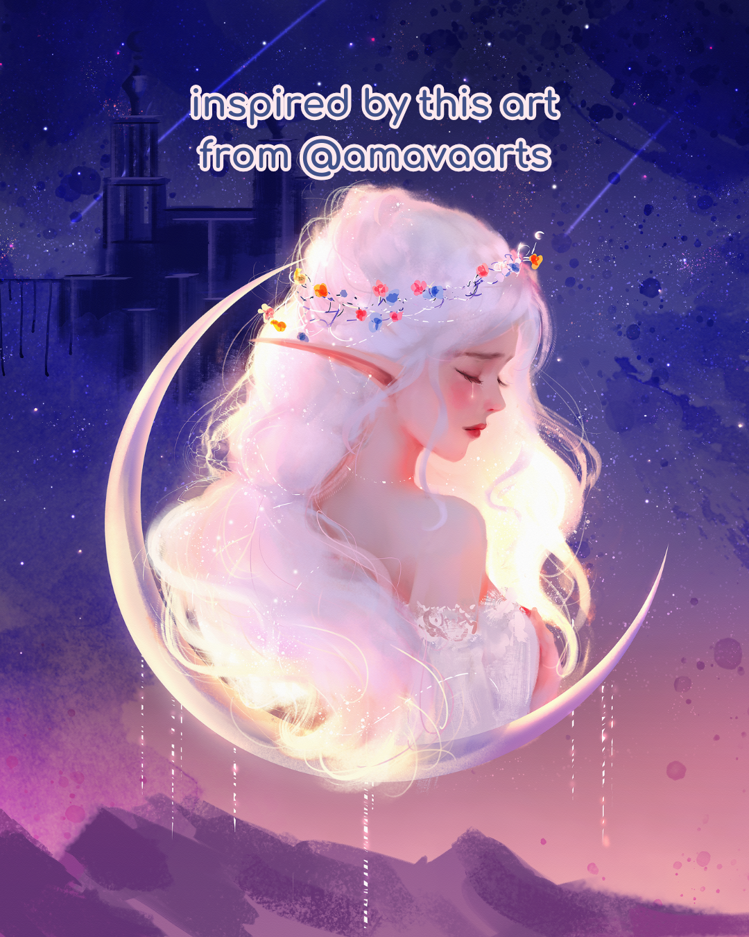 Wearing the Moonlight Necklace