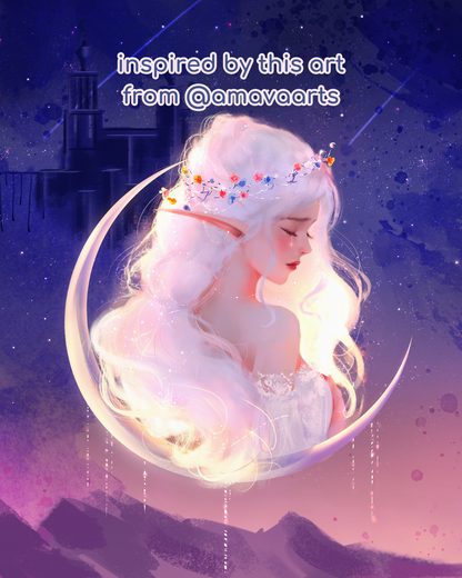 Wearing the Moonlight Necklace