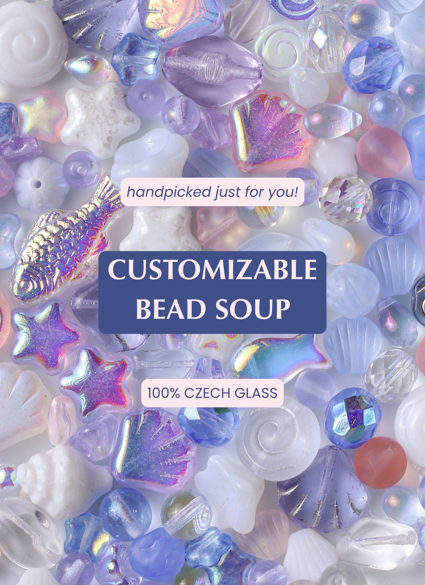 Customizable Czech Glass Bead Soup
