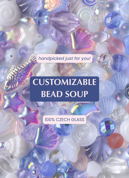 Customizable Czech Glass Bead Soup