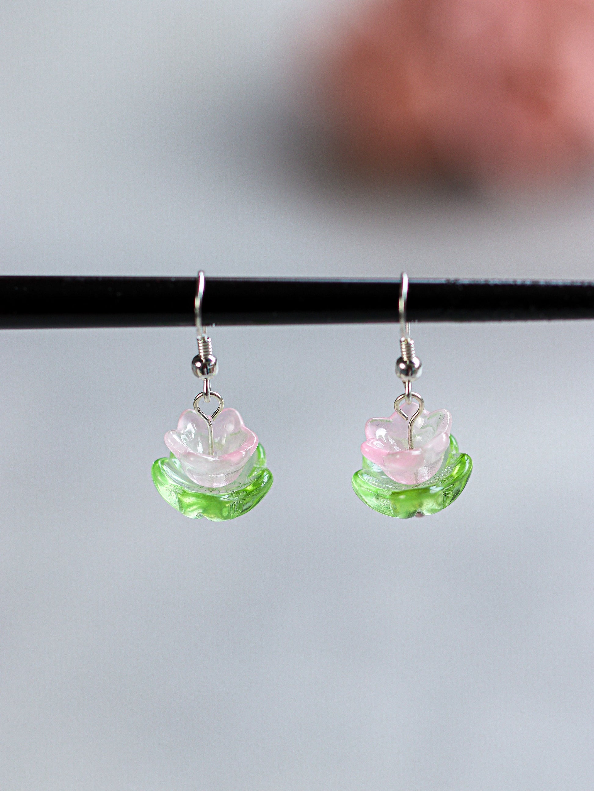 Lotus Flower Earrings