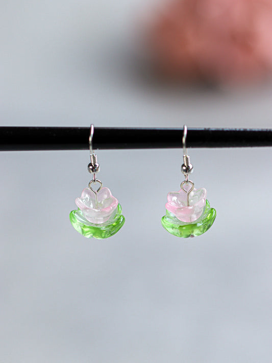 Lotus Flower Earrings