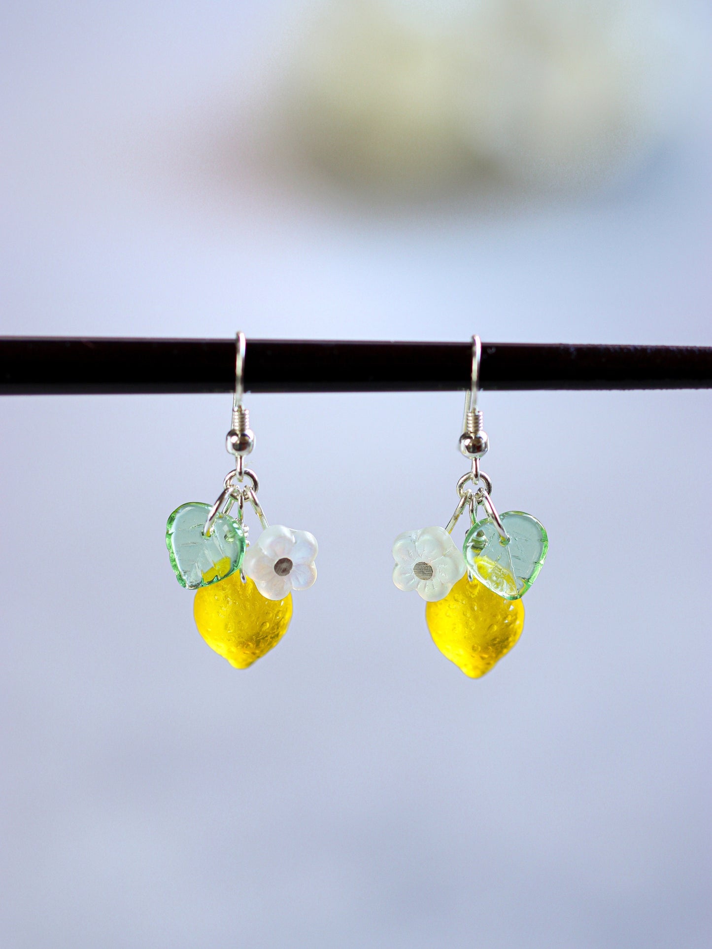 Lemon Garden Earrings | Light Green