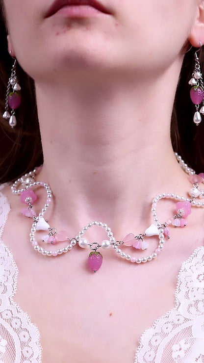 Strawberry Shortcake Necklace