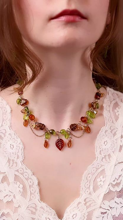 Forest Fairy Necklace (gold)