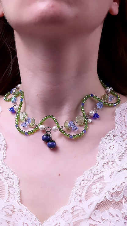 Blueberry Vine Necklace